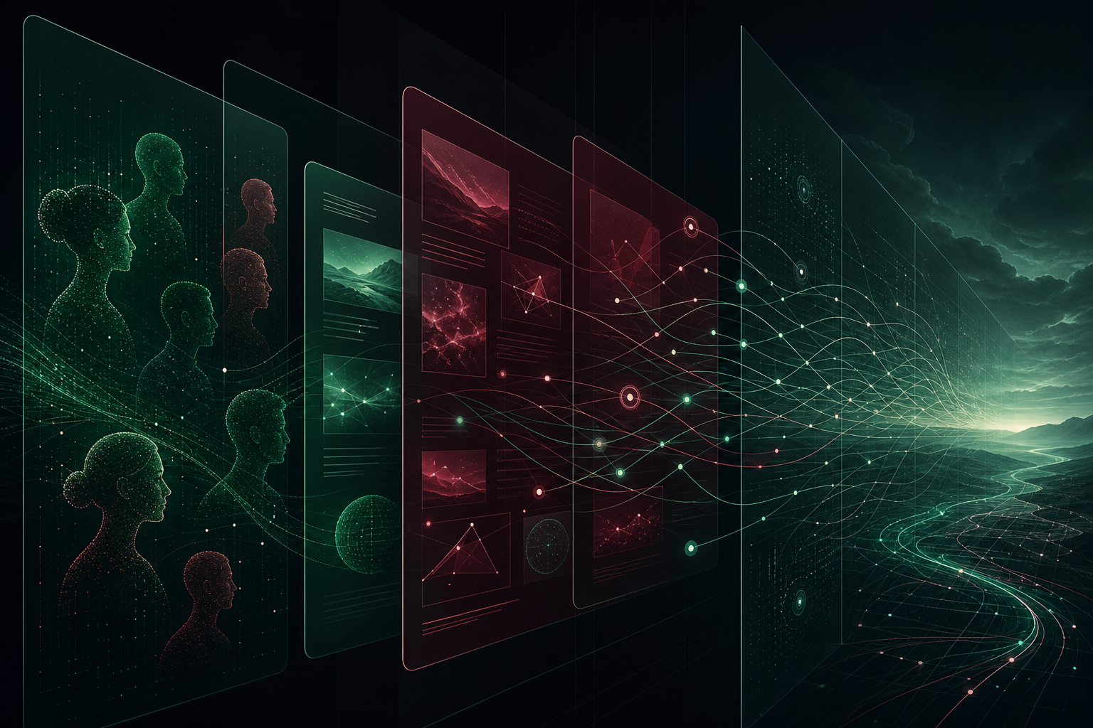 Layered future horizon visualization of evolving IT marketing signals