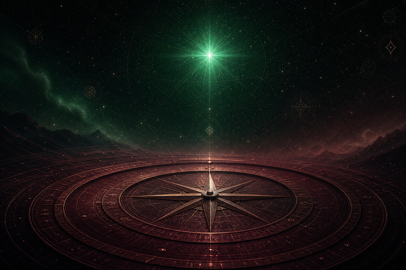North star compass metaphor representing strategic marketing direction